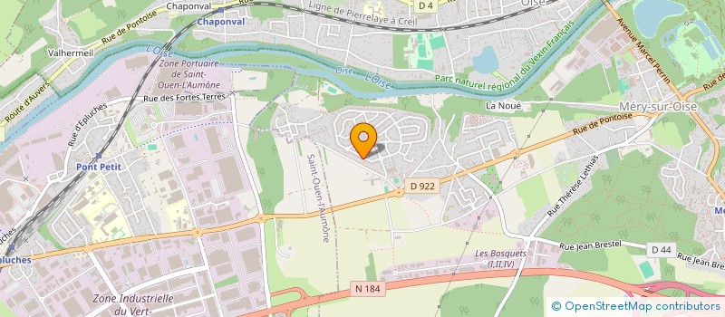 localisation de l'entreprise 539 597 484   MERY-SUR-OISE