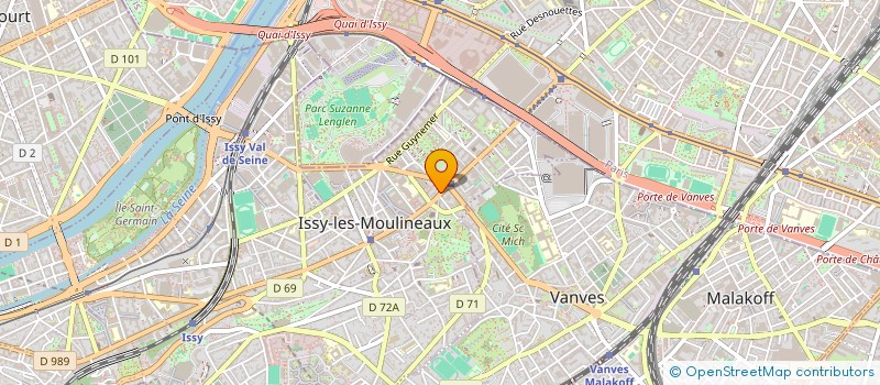 localisation de l'entreprise 539 603 373 à ISSY-LES-MOULINEAUX