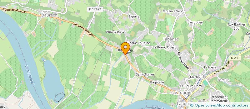 localisation de l'entreprise 539 608 034   TABANAC