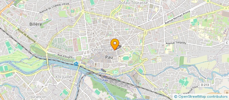 localisation de l'entreprise 539 621 656  à PAU