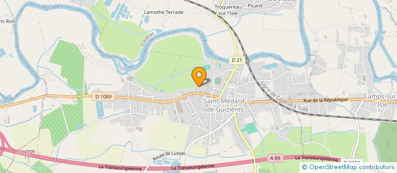 localisation de l'entreprise 539 623 256   PETIT-PALAIS-ET-CORNEMPS