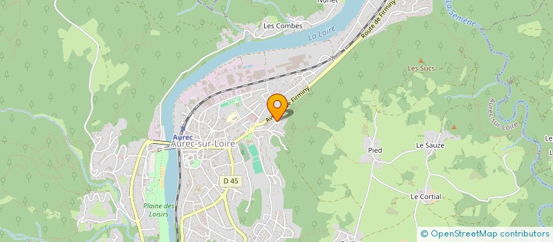 localisation de l'entreprise 539 630 871   AUREC-SUR-LOIRE