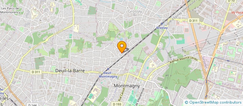 localisation de l'entreprise 539 647 883   DEUIL-LA-BARRE