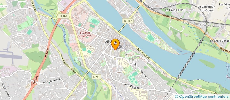 localisation de l'entreprise 539 651 430   SAUMUR