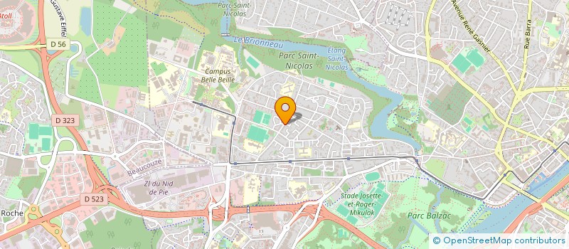 localisation de l'entreprise 539 652 636  à ANGERS