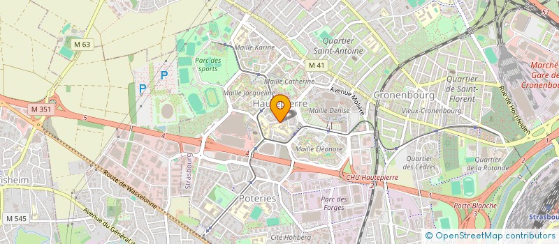 localisation de l'entreprise 539 659 094 à STRASBOURG