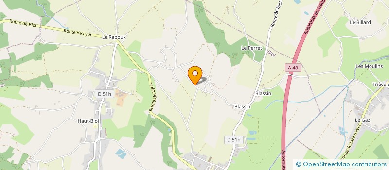 localisation de l'entreprise 539 660 027   BIOL