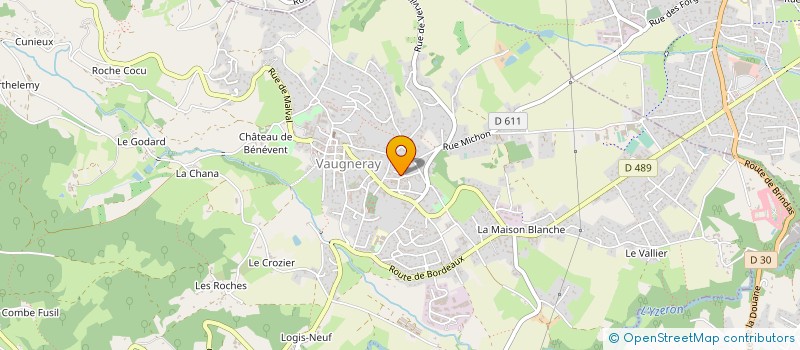 localisation de l'entreprise 539 675 389   VAUGNERAY