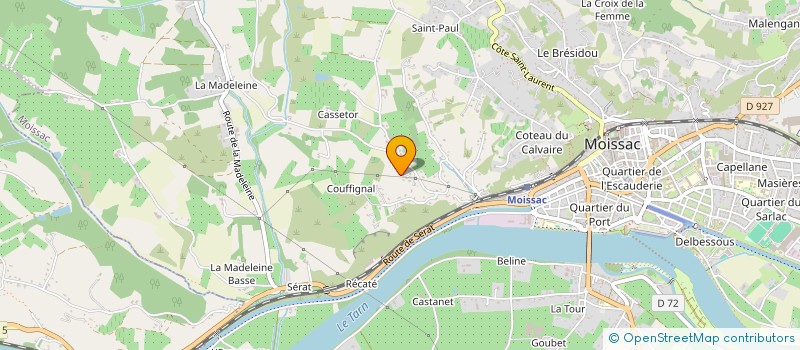 localisation de l'entreprise 539 685 610   MOISSAC