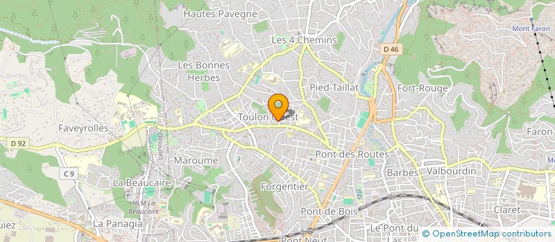 localisation de l'entreprise 539 697 375   TOULON