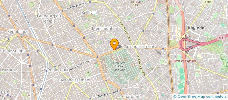 localisation de l'entreprise 539 733 626   PARIS