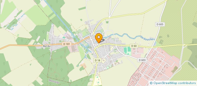 localisation de l'entreprise 539 735 613   SISSONNE