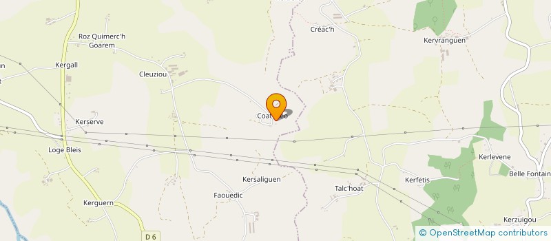 localisation de l'entreprise 539 737 650   QUIMPERLE