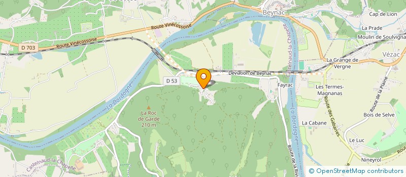 localisation de l'entreprise 539 756 528   CASTELNAUD-LA-CHAPELLE