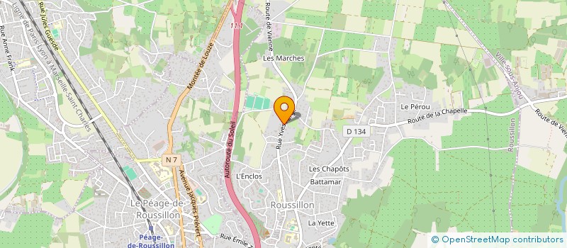 localisation de l'entreprise 539 775 502   ROUSSILLON