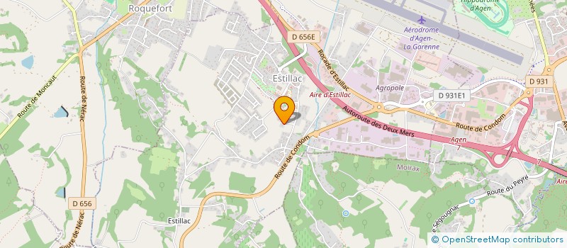 localisation de l'entreprise 539 776 567   ESTILLAC