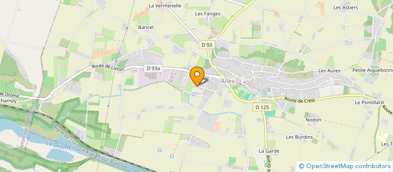 localisation de l'entreprise 539 797 563   ALLEX