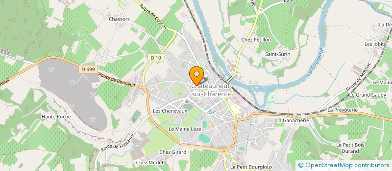 localisation de l'entreprise 539 811 430 à CHATEAUNEUF-SUR-CHARENTE