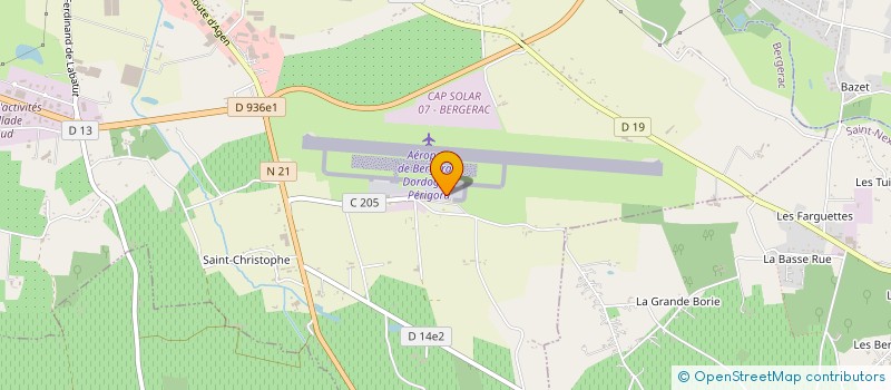 localisation de l'entreprise 539 834 358  à BERGERAC