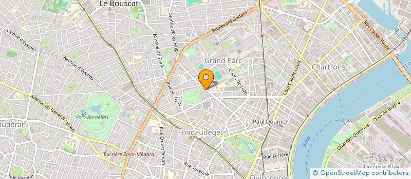 localisation de l'entreprise 539 868 554   BORDEAUX