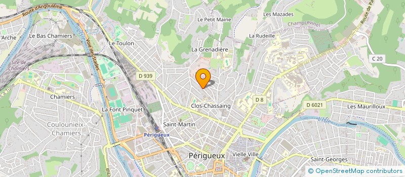 localisation de l'entreprise 539 880 724   PERIGUEUX