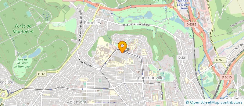 localisation de l'entreprise 539 880 971   LE HAVRE