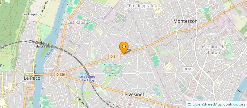 localisation de l'entreprise 539 891 564 à LE VESINET