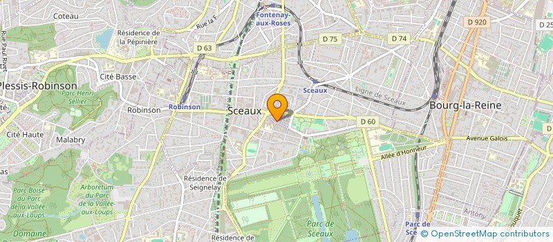 localisation de l'entreprise 539 896 563 à SCEAUX