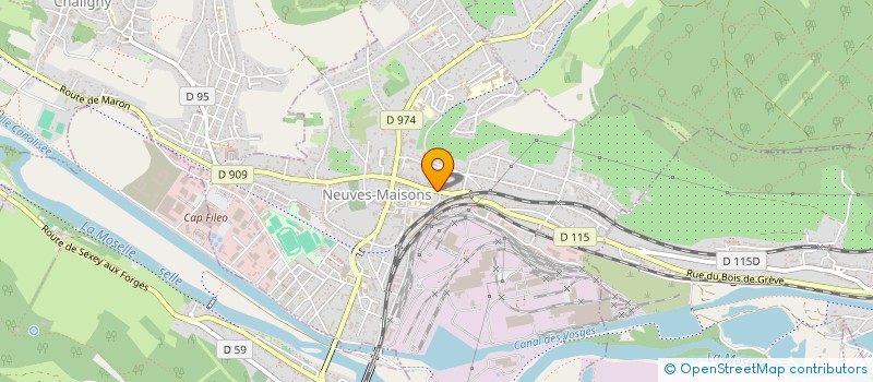 localisation de l'entreprise 539 905 695   NANCY