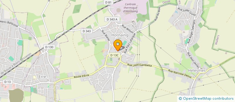 localisation de l'entreprise 539 940 080   HORNAING