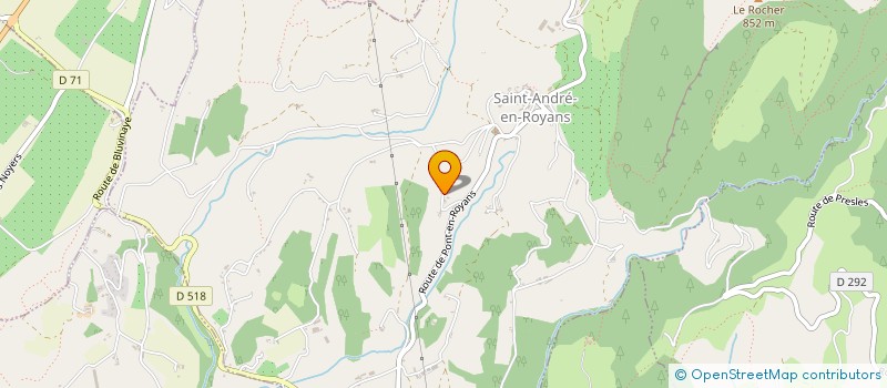 localisation de l'entreprise 539 946 962   SAINT-ROMANS