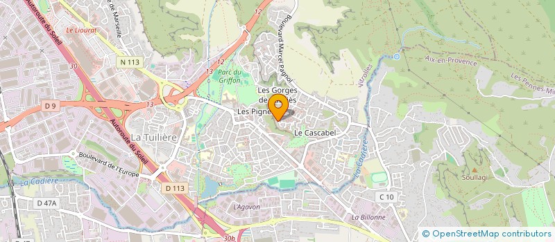 localisation de l'entreprise 539 952 887   VITROLLES