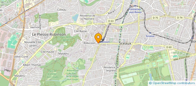 localisation de l'entreprise 53C  CHATENAY-MALABRY