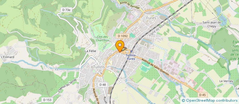 localisation de l'entreprise 54  TULLINS