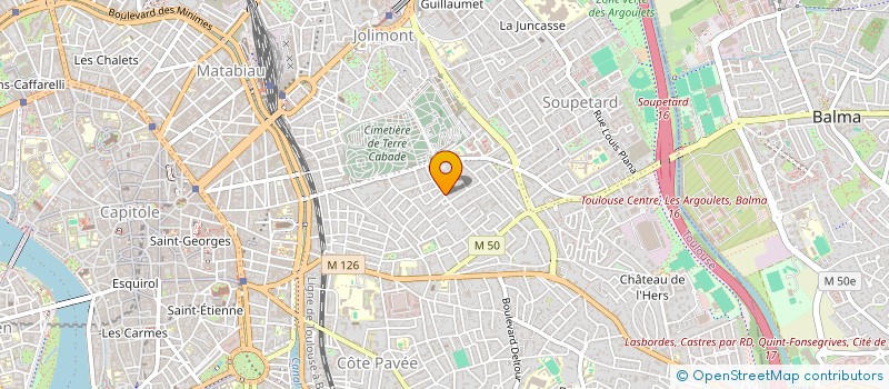 localisation de l'entreprise 54 FILS AU CM à TOULOUSE