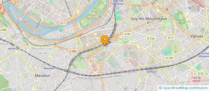 localisation de l'entreprise 54 RODIN à ISSY-LES-MOULINEAUX