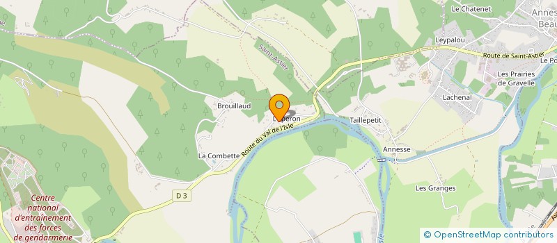 localisation de l'entreprise 54 RUE LOUIS BLANC  SAINT-ASTIER