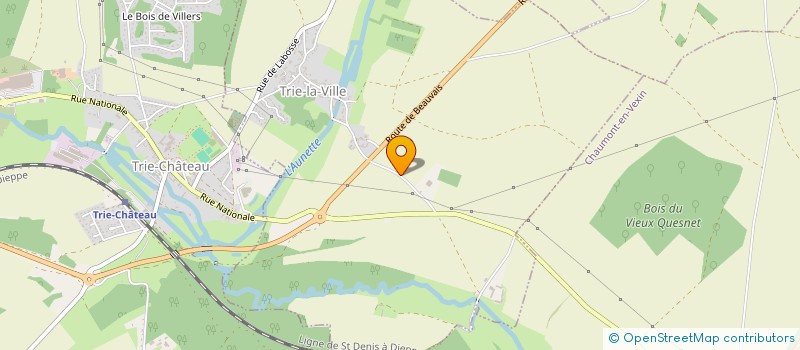 localisation de l'entreprise 540 005 717   TRIE-LA-VILLE