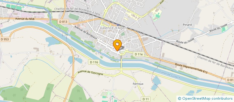 localisation de l'entreprise 540 067 881 à VALENCE
