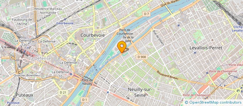 localisation de l'entreprise 540 075 751 à NEUILLY-SUR-SEINE