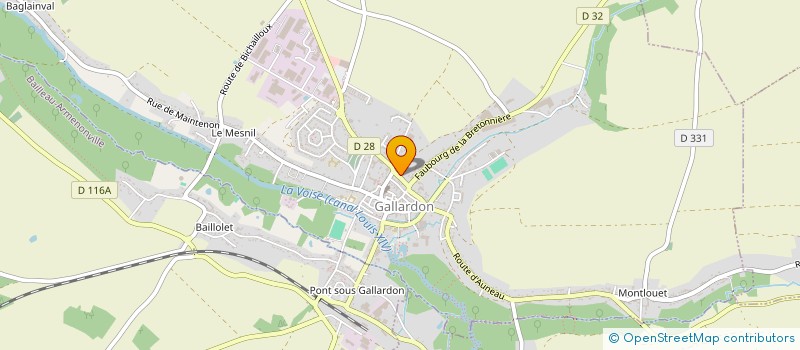 localisation de l'entreprise 540 077 542 à GALLARDON