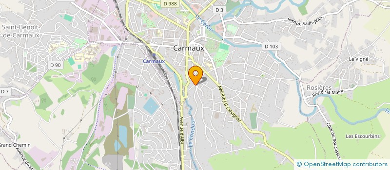 localisation de l'entreprise 540 089 455   ALBI