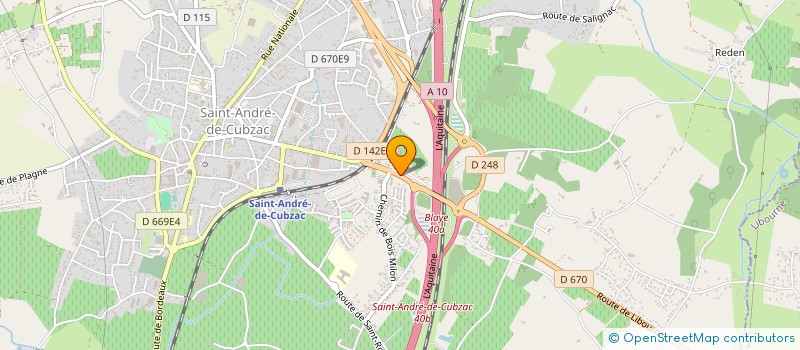 localisation de l'entreprise 541 SW  SAINT-ANDRE-DE-CUBZAC