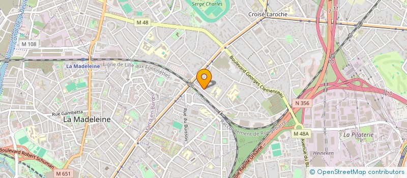 localisation de l'entreprise 55 à MARCQ-EN-BARŒUL