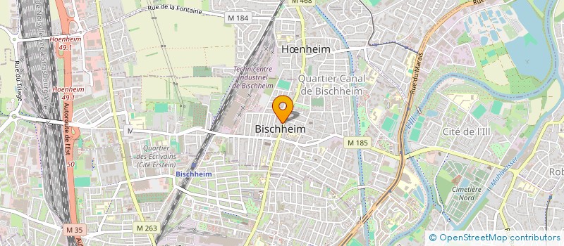 localisation de l'entreprise 55  BISCHHEIM