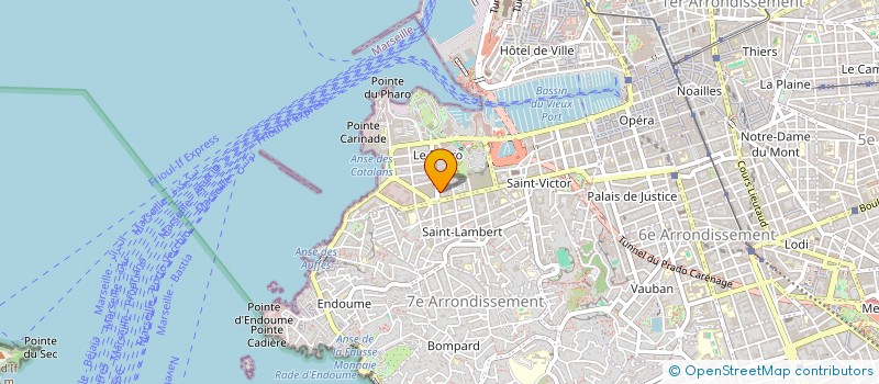 localisation de l'entreprise 55 AV PASTEUR  MARSEILLE
