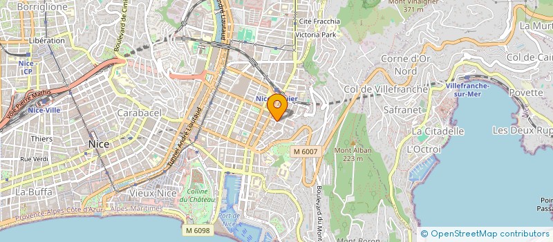 localisation de l'entreprise 55 BARBERIS  NICE