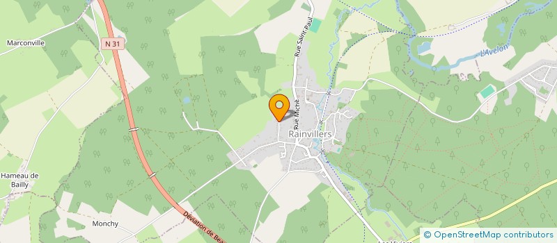 localisation de l'entreprise 55 DU MARAIS  RAINVILLERS