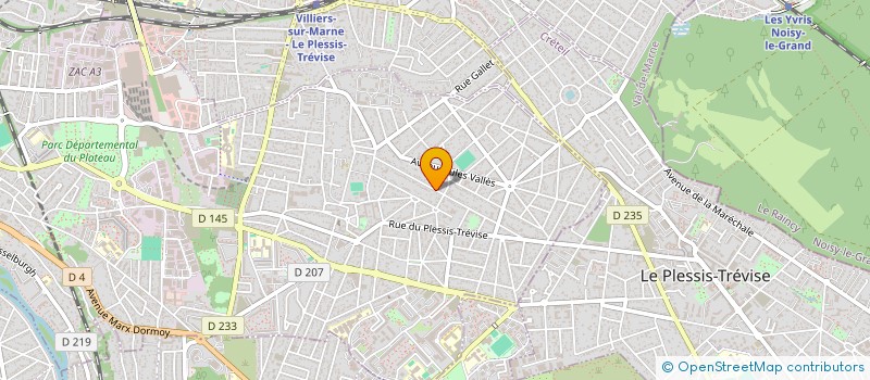 localisation de l'entreprise 55 PARC CHEZ DAVID à CHAMPIGNY-SUR-MARNE