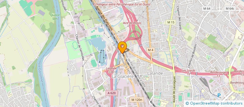 localisation de l'entreprise 55 PERIOLE à TOULOUSE